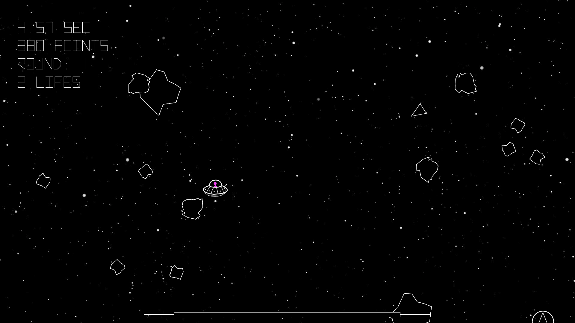 Asteroids game