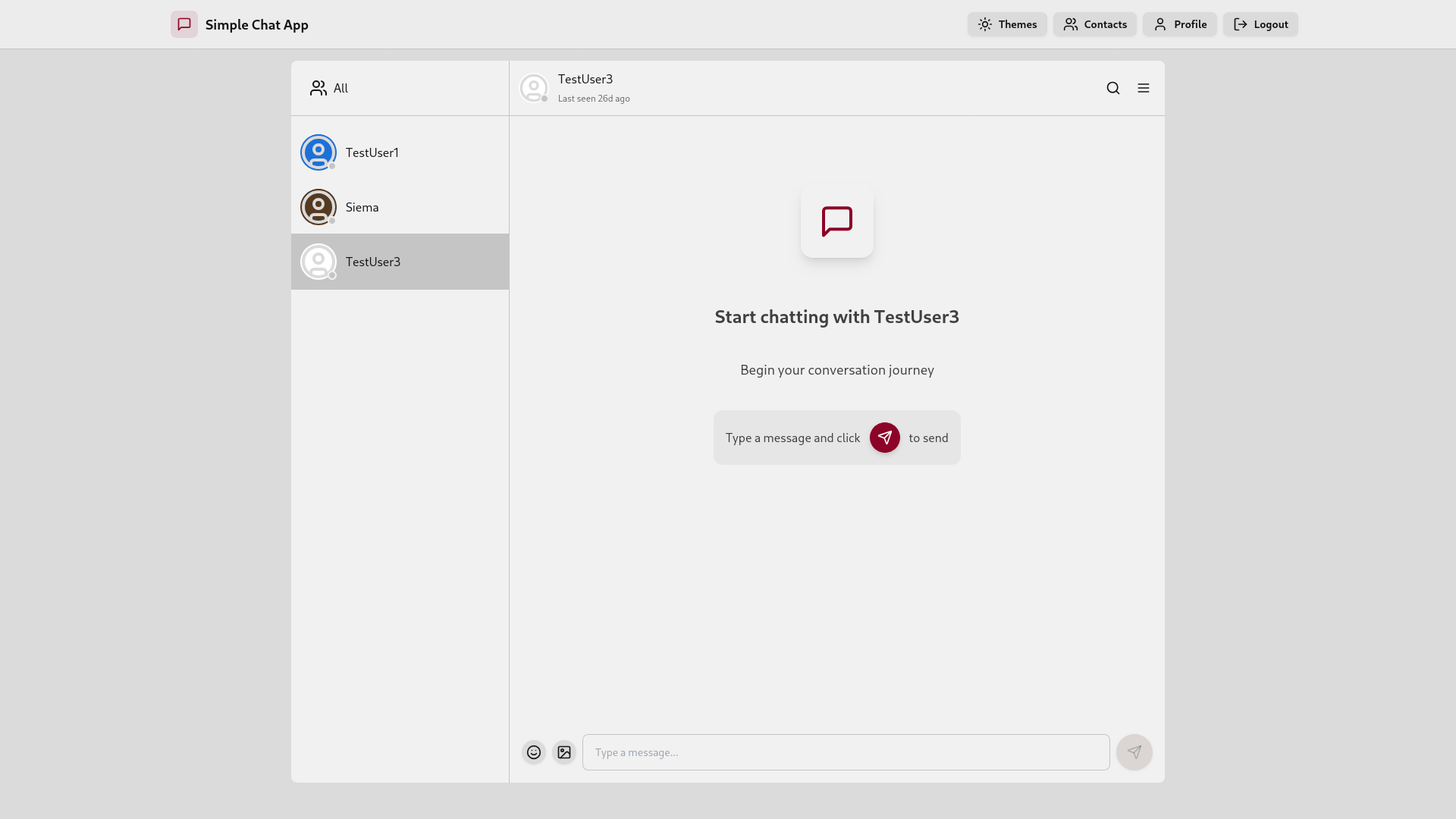 Not so simple chat app
